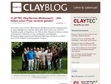 Tablet Screenshot of clayblog.de